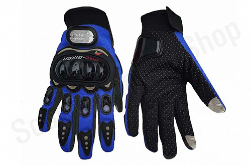 Мотоперчатки перчатки мото Перчатки Pro-Biker MCS-01TS (TOUCH SCREEN) Blue, XXL фото фотография 