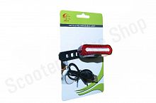 Фонарь задний JY-6055T, 16 LED RED 30 люмен ,USB зарядка, 4 режима работы "VORON" 