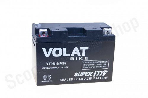 Аккумуляторная батарея 8Ah Volat YT9B-4(MF)  150х116х70  L+ фото фотография изображение картинка