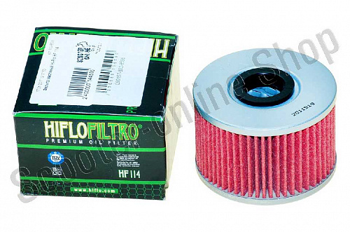Фильтр масляный HiFlo HF114 фото фотография изображение картинка