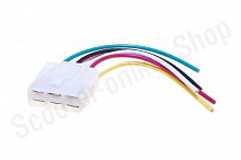 Разъем реле зарядки  GY6  6конт, мама  "Lipai"