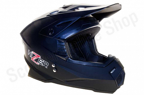 Шлем кроссовый HIZER J6801 (M) #3 matt black фото фотография изображение картинка