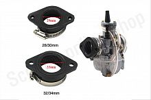 Патубок карбюратора PWK 32/34мм L-60 d-39