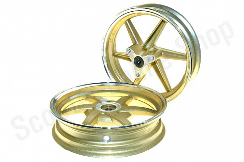 Диски литые Honda Dio AF28/35 диск. торм., желтые комплект фото фотография изображение картинка Диски литые Honda Dio AF28/35 диск. торм., желтые комплект фото фотография изображение картинка