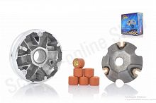 Вариатор в сборе 139QMB   ролики 10г  "LIPAI"