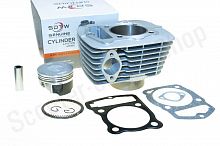 Цилиндро-поршневая группа 166FMM TTR250  d-65.5  h-108 p-15  тефлон 