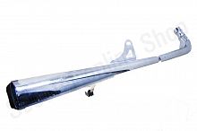 Глушитель  Delta, Alpha 110/125  хром  "LIPAI"