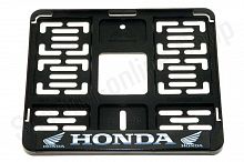 Рамка номера мото нового образца надпись "Honda" 