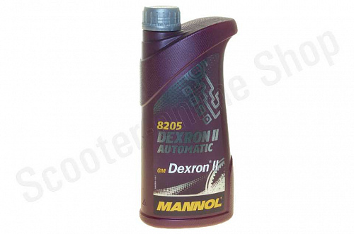 8205 Трансмиссионное масло Mannol ATF Dexron II D для АКПП, ГУР 1л минерал  фото фотография изображение картинка