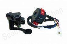 Переключатель руля левый ATV110-125 + курок газа