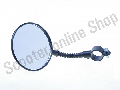 Зеркало круглое на гибкой ножке белый катафот фото фотография изображение картинка