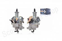 Карбюратор  PZ30  подсос ручной слева (трещетка), ускорительный насос справа  "KEIHIN"