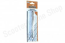 Манометр автомобильный AB-12700 CHROME «ручка» с вертикальной шкалой 3,5атм (металл) 