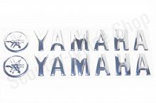 Наклейки YAMAHA   (20х6см, 2шт, хром)