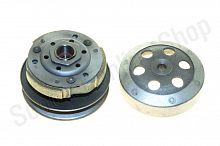 Сцепление в сборе 139QMB, Honda Dio AF34   "DONGXIN"  