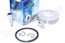 Поршень в сборе 152FMH  Active 110 4рем. +1.00  d-53.00    "LIPAI"