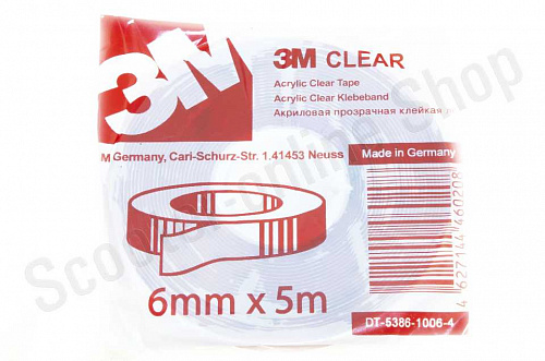 Скотч двусторонний  3M ПРОЗРАЧНЫЙ 5м. 6мм. 3M / 3m5m6mmclear фото фотография изображение картинка