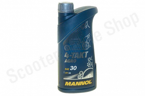 7203 Масло моторное 4Т Mannol 4-TAKT Agro 1л. фото фотография изображение картинка