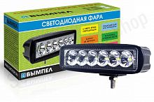 Светодиодная фара WL-118BF (ближний свет, мет. корп. 6 диодов)