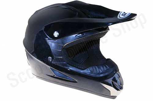 Шлем детский кроссовый  T125  черный (L) фото фотография 