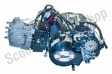 Двигатель в сборе 157FMH 125cc  МКПП черный  "EVO"