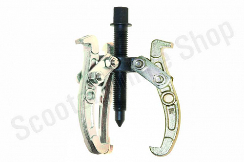 Съемник двухлапый переставной (3 захвата, 75мм) pa020203y
