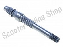 Вал редуктора вторичный  152QMI 157QMJ 125-150сс  2 аморт. L-198