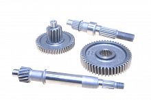 Редуктор в сборе 139QMB 1 амортизатор  комплект