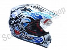 Шлем (кросс) Michiru MC140 YBX-WHITE L
