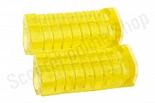 Резинки подножек водителя  Delta силиконовые, желтые XJB комплект