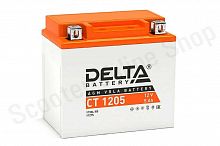 Аккумулятор CT 1205  YTX5L-BS YT5L-BS YTZ7S Delta 114х68х106 