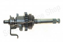 Вал кикстартера в сборе 165FMM(CB250D-G) 162FMJ(CG150D) 167FML-3(CG200D-B)					