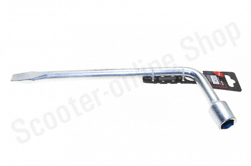 Баллонный ключ 17мм с длинной ручкой кованый 375мм