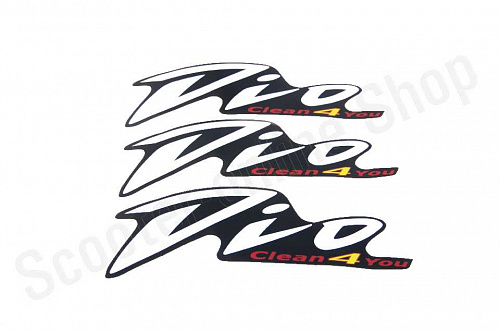 Наклейки Dio 1160a 130х50 3шт фото фотография изображение картинка