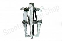 Съемник 3х-лапый шарнирный 100 мм хром Toya 80510