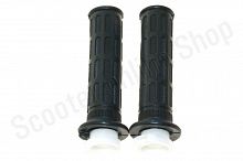 Ручки руля GY6-80  комплект (обе с вставками)