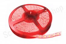 Светодиодная лента 60 LED5050, 12В, 5м, крас.цв, IP65