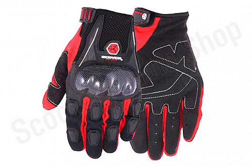 Мотоперчатки перчатки мото Перчатки Scoyco MC09 red M фото фотография 