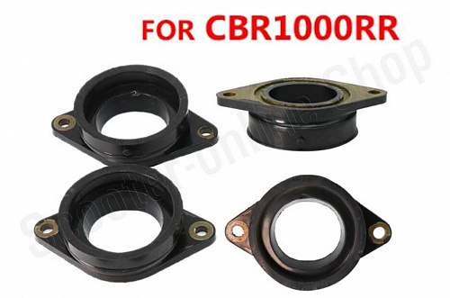 Патрубок карбюратора Honda CBR1000RR 2004-2005 комплект фото фотография изображение картинка