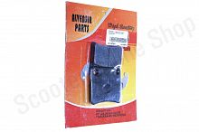 Колодки тормозные  Zongshen Wind диск. торм.  (желтые)