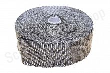 Термолента глушителя 1,5х50х15м до 1200град.(базальт) / Россия