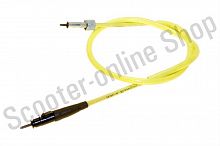 Трос спидометра   Honda DIO ZX AF35   (диск)   (880mm, с защелкой, уп.1шт, желтый)