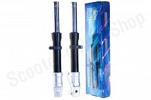 Амортизаторы передние  Dio AF27 AF35  диск, торм. гидравлика, d-27  "Lipai"  черные