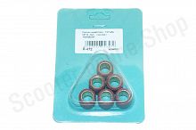 Ролики вариатора   Yamaha   15*12   5,0г   (черные)   "RAINBOW"