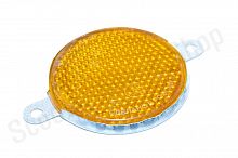 Катафот оранжевый круглый d-82  ФП 316-01 Россия
