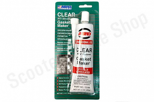 Герметик-прокладка прозрачный ABRO 85г фото фотография изображение картинка Герметик-прокладка прозрачный ABRO 85г фото фотография изображение картинка