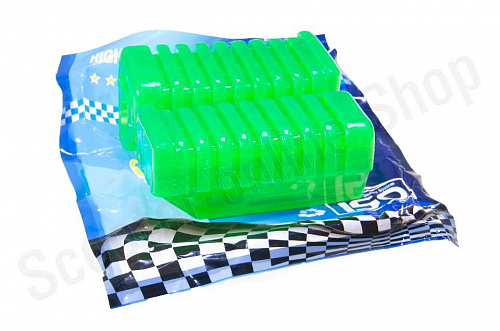Резинки подножек водителя  Alpha  Delta  силиконовые  (зеленые) фото фотография изображение картинка