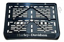 Рамка для номера мото "Harley Davidson" рельеф