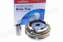 Вариатор в сборе   Honda Dio  AF27   + втулка   "DONGXIN"