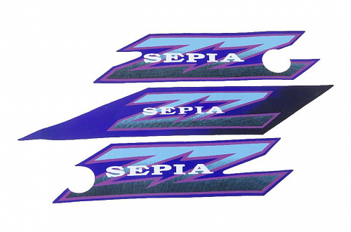 Наклейки Sepia  0656A 240х50 3шт фото фотография изображение картинка